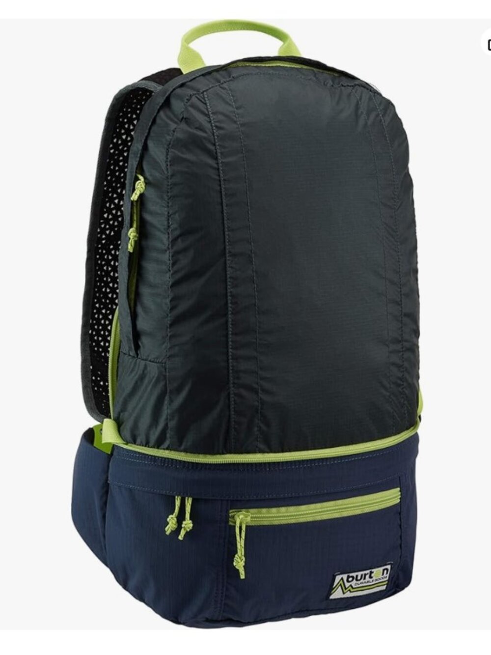 Burton Packable Sleyton Hip Pack/ Fanny bag/ Backpack in Dark Slate Ripstop
